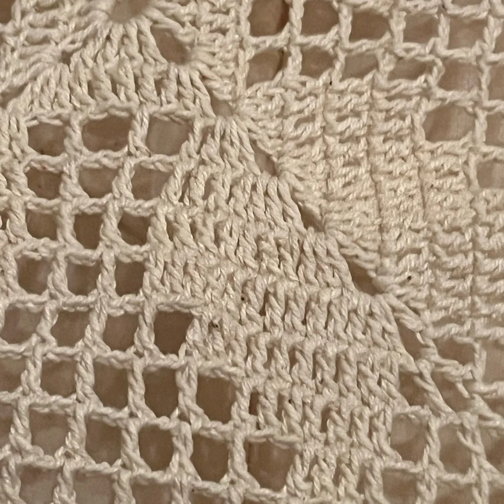 Vintage Italian Hand knitted pillow shams (2)
